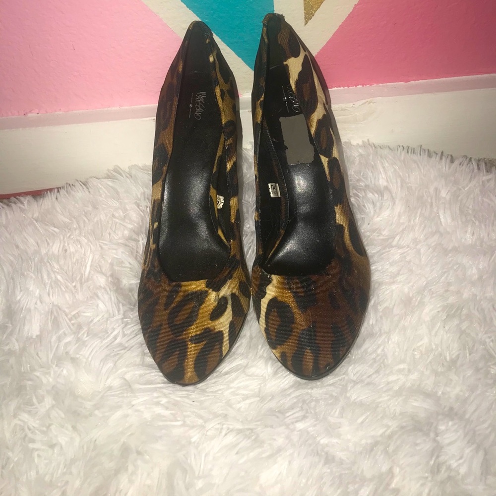 Cheetah print heels